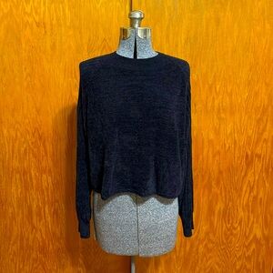 Barefoot Dreams CozyChic Ultra Lite® Women’s M Black Cropped Mock Neck